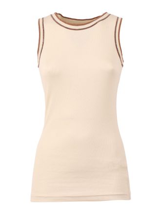 Fabiana Filippi Burro Vimini Ribbed Jersey Tank Top