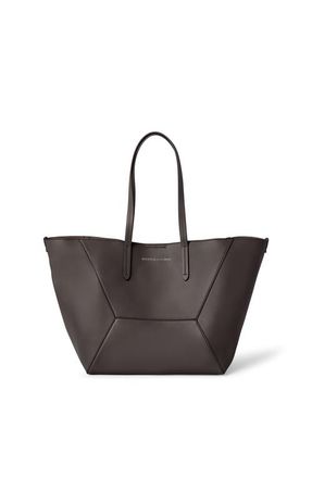Brunello Cucinelli Calfskin BC Duo bag in Dark Mahogany at Nordstrom
