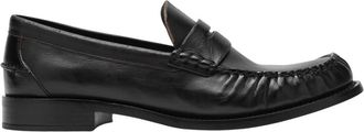Prada Mocassini - Dames - Loafers - Zwart - 36 1/2 EU - Leer - Schoenen