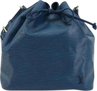 Louis Vuitton Pre-owned Bucket Bags, female, Blue, Size: ONE SIZE Pre-owned Petit Noe Handbag