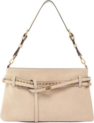 Pinko Mujer, Bolsos, Beige, Talla: ONE Size