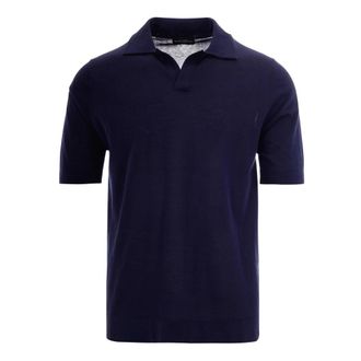 Ballantyne Polo Shirts, male, Blue, Size: 2XL Short Sleeve Polo