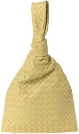 Bottega Veneta Yellow Nappa Intrecciato BV Twist Zabaione
