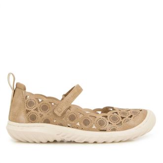 Jambu Womens Anne Flats In Taupe Shimmer