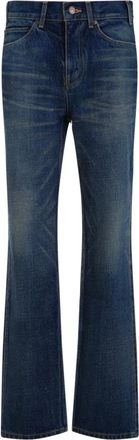 Celine Boot-cut Jeans, female, Blue, Size: W26 Dark Blue Flared Leg Jeans