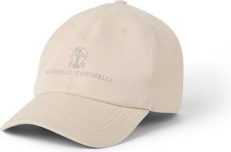 Brunello Cucinelli Baseball cap with logo in Beige at Nordstrom, Size X-Large