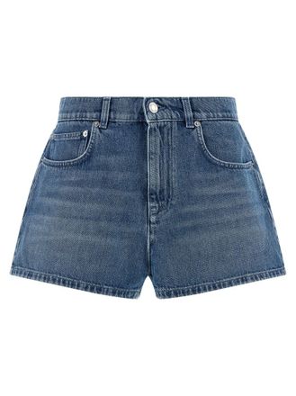 Moschino Blue Heart shorts
