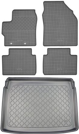 OEM Toyota Yaris Cross / Yaris Cross Hybrid Suv (5 Puertas) Desde Septiembre De 2021. Juego De Alfombrillas De Goma Para Coche Y Maletero