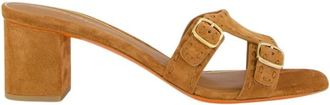 Santoni Schoenen, Dames, Bruin, 35 EU, Heeled Mules