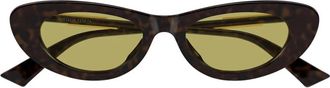 Bottega Veneta Bv 1447S Zonnebril - unisex - Zonnebrillen - Bruin - ONE Size - Nylon - Accessoires
