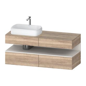 Duravit Qatego Consola Mueble Bajo Lavabo, 2 Extensiones, 2 - Duravit