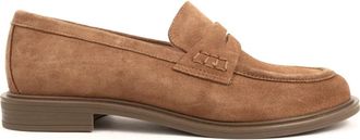 Sergio Moretti Bruine Gesloten Loafers - Dames - Loafers - Bruin - 39 EU - Leer - Schoenen