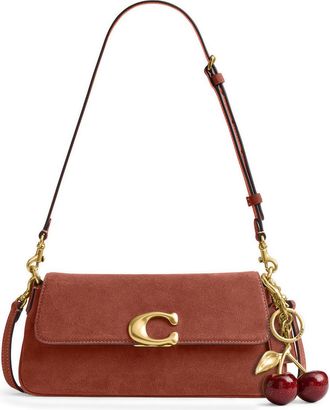 Coach Jet Suede Shoulder bag - Brown - One Size