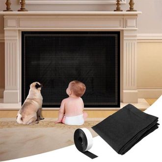 OEM Pantalla De Seguridad Para Chimenea De Sal&oacute;n, Ideal Para Mantener Alejados A Ni&ntilde;os Y Mascotas, 29 X 40 Pulgadas