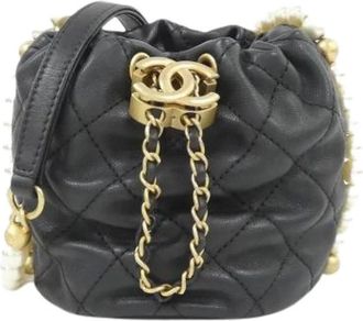 Chanel Pre-owned Perlas bolsos-chanel - Pre-owned - Mujer - Negro - ONE SIZE