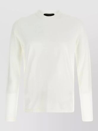 Zanone ice cotton long sleeve crew neck t shirt
