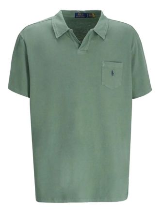 Polo Ralph Lauren Poloshirt met zak en korte mouwen - Groen