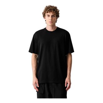 Yohji Yamamoto T-shirt Manica Corta Regular - - Tops - Uomo - Nero - XL