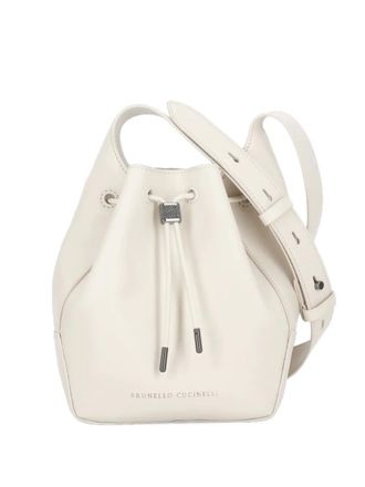 Brunello Cucinelli Borsa a secchiello Mellow con coulisse - Toni neutri