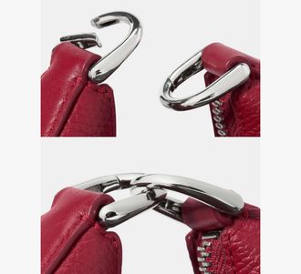 Kate Spade New York Womens Duo Crossbody Bag in Red | Pebble Leather