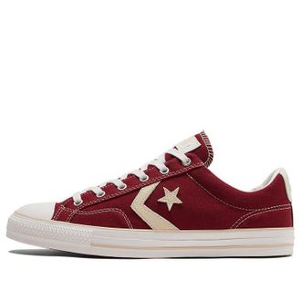 Converse Star Player Non-Slip Wear-Resistant Low Top Casual Canvas Shoes Red 171915C