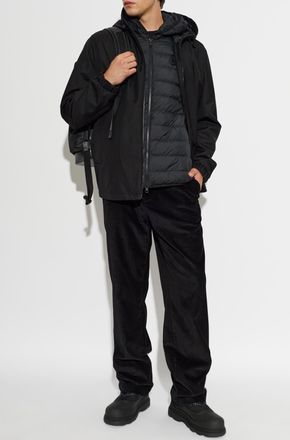 Moncler Skirnix Jacket With Detachable Vest, Mens, Black