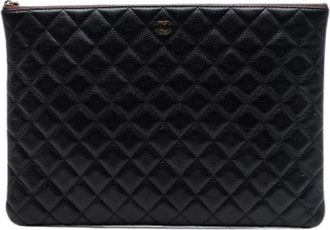 Chanel Pre-owned Borsa a mano in pelle caviar trapuntata - - Pre-owned - Donna - Nero - ONE SIZE