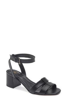 Bruno Magli Jasmine Ankle Strap Sandal in Black Nappa at Nordstrom Rack, Size 10
