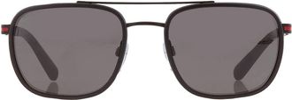 Bulgari Dark Grey Navigator Mens Sunglasses BV5053 128/B1 56