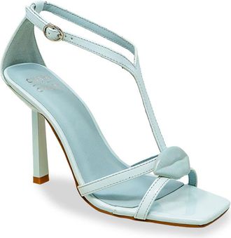 Chase + Chloe by Intouch Footwear Ankle Strap Stiletto Sandal in Light Blue Patent at Nordstrom Rack, Size 5.5