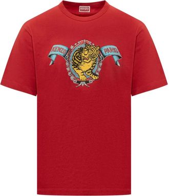 Kenzo Uomo, Top, Rosso, L, new