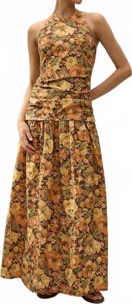 Faithfull The Brand Tali Maxi Dress In Camellia