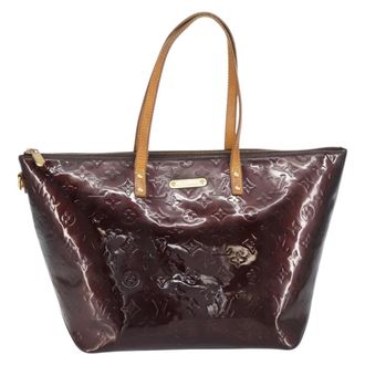 Louis Vuitton Bellevue Monogram Vernis Purple Patent_Leather Handbag (Pre-Owned)