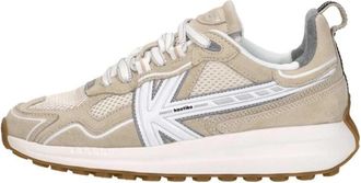 Kaotiko Detroit Tech Sneakers - Dames - Sneakers - Beige - 38 EU - Leer - Schoenen