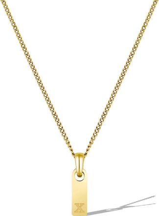 Vincero Mens Initial Pendant Necklace in Gold - X at Nordstrom