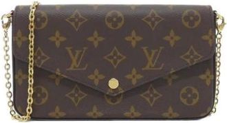 Louis Vuitton Pre-owned Cross Body Bags, female, Brown, Size: ONE SIZE Pre-owned Pochette Shoulder Bag