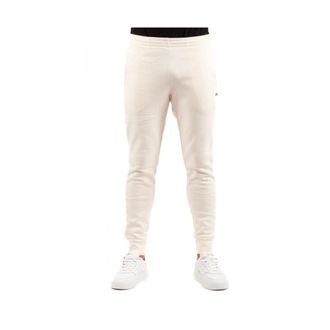 Lacoste Broeken, Heren, Beige, XL, Leer, Slim-fit Pantalon