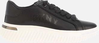 DKNY Womens Larissa Lace Up Pl Trainers - Black - Size: 6.5