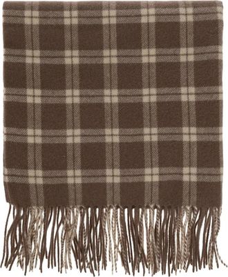 By Malene Birger Aurora Wol Sjaal - Dames - Wintersjaals - Bruin - ONE Size - Wol - Accessoires