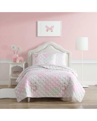 Laura Ashley Ellyn Lightweight Reversible Quilt Set