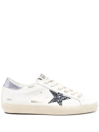 Golden Goose Golden Gänse Superstar Leder -Sneaker