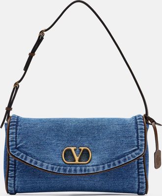 Valentino Garavani Bolso al hombro Devain Small de denim