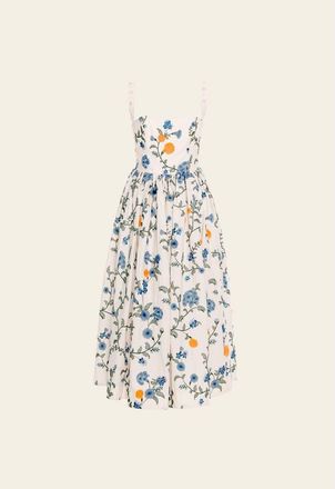 Agua Bendita Mielero Midi Brisa Midi Dress in Ivory at Nordstrom, Size Medium