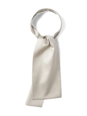 Brunello Cucinelli silk neck scarf - women - Elastane/Silk - One Size - Neutrals