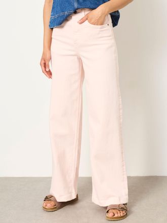 Fat Face FatFace Welling Pink Wide Leg Jeans