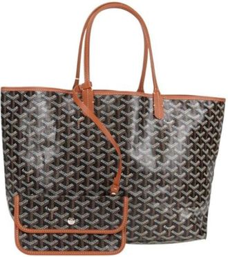 Goyard Tweedehands leren handtassen - Dames - Vintage Handtas - Bruin - ONE Size - Leer - Vintage