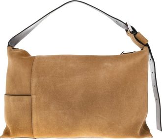 AllSaints Tassen, Dames, Bruin, ONE Size, Katoen, Alba Hobo Bag