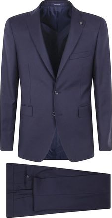 Tagliatore Heren, Pakken, Blauw, Maat: XL