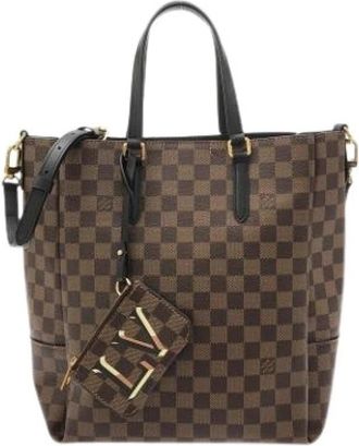 Louis Vuitton Pre-owned Vintage Ebene Canvas Tote - Dames - Vintage Shopper - Bruin - ONE Size - Vintage