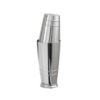 Fortessa Crafthouse by Fortessa 11 Inch Two-Piece Polished Boston Cocktail Shaker, Stainless